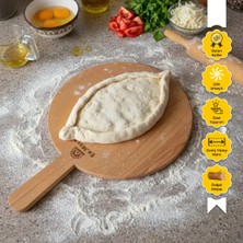 Dr.maya ® | Ahşap Fırıncı Küreği | 30 cm Kayın Ağacı, Pizza, Lahmacun ve Pide İçin Dayanıklı Kürek