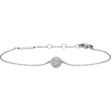 Daniel Wellington Pavã© Crystal Pendant Bracelet Silver