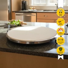 Dr.maya Seramik Fırın Taşı, Pro Plus Taş Fırın Makinesi Uyumlu, 31 cm Çap