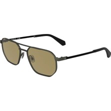 Calvin Klein Jeans Ckj 25202S 014 56 Unisex Geometrik Gun Metal Güneş Gözlüğü