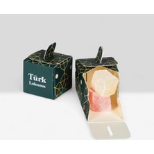 Lokumbox Mini Kutu - Mini Sade & Güllü Lokum (10 Adet)