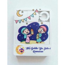 heptex Ramazan Temalı Mini Yapboz – 6x7,5cm 5 Adet
