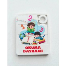 heptex Okuma Bayramı Hatırası Mini Yapboz – 6x7,5cm 5 Adet