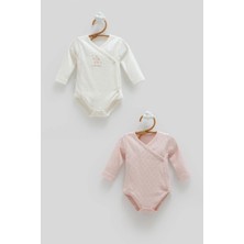 Caramell All Tıme Gırl Kız Bebek Ikili Body - Pembe - 50-56 cm Pembe