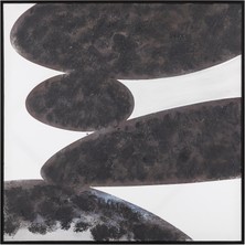 Mudo Home THAI STONE II ÇERÇEVELİ YAĞLIBOYA TABLO 100X100 CM