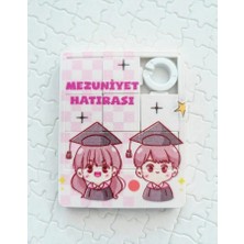 heptex Mezuniyet Hatırası Mini Yapboz – 6x7,5cm 5 Adet