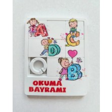 heptex Okuma Bayramı Hatırası Mini Yapboz – 6x7,5cm 5 Adet