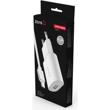 Giz Story ​zore Ofset Serisi Zcs-03 Type-C 2 In 1 Ev Şarj Seti 2.1A - Beyaz