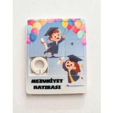 heptex Mezuniyet Hatırası Mini Yapboz – 6x7,5cm 5 Adet