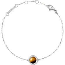 Daniel Wellington Audrey Bracelet Tiger Eye Silver
