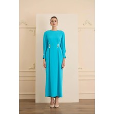 Senna Bregee Dress Turkuaz