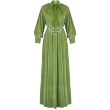 Senna Rıa Dress Fıstık Yeşili