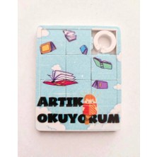 heptex Artık Okuyorum Hatırası Mini Yapboz – 6x7,5cm 5 Adet