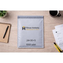 Yılmaz 24*30+5 Cepsiz Kargo Poşeti 1000 Adet