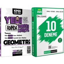 Yediiklim Yayınları Yedi Adımda Temelden Zirveye Geometri - 2026 Kpss Ön Lisans Çözümlü 10 Deneme