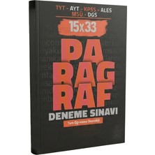 Karakutu Yayınları Tyt-Ayt-Kpss-Ales-Msü-Dgs Paragraf 15LI Deneme Sınavı