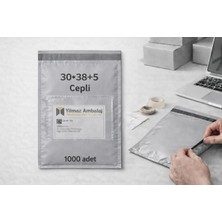 Yılmaz 30*38+5 Cepli Kargo Poşeti 1000 Adet