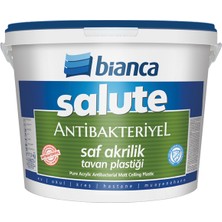 Bianca Salute Antibakteriyel Saf Akrilik Tavan Boyası 17,5 kg Beyaz