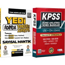 Yediiklim Yayınları Yedi Adımda Temelden Zirveye Sayısal Mantık - Lise Önlisans Konu Ant. Soru