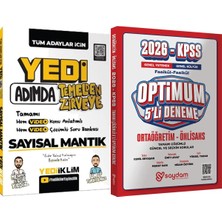 Yediiklim Yayınları Yedi Adımda Temelden Zirveye Sayısal Mantık - Optimum 5 Deneme