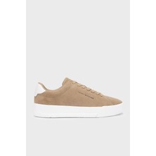 Tommy Hilfiger Süet Logolu Sneaker Ayakkabı Erkek Ayakkabı FM0FM05716 Aeı