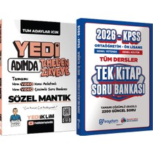 Yediiklim Yayınları Yedi Adımda Temelden Zirveye Sözel Mantık - Ortaöğretim Ön Lisans Tek Kitap Soru