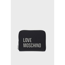 Love Moschino Logolu Fermuarlı Cüzdan Bayan Cüzdan JC5613PP1OKD000B