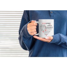 fotografyabaskı Sevgiliye Özel Güzel Sözlü Kupa Bardak