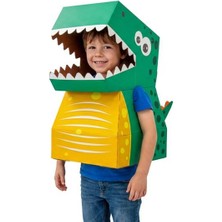 Kardinno Çılgın Dinozor Dino Dodo Karton Giyilebilir Çocuk Kostümü Etkinlik Parti Doğum Günü Kostüm