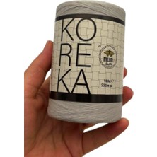 Angel Çanta Aksesuar Koreka Rafya Gri Renk