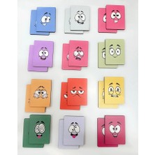 heptex Ahşap Duygular Eşleştirme Kartları – Eğitici ve Eğlenceli Öğrenme Seti 