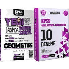 Yediiklim Yayınları Yedi Adımda Temelden Zirveye Geometri - 2026 Kpss Ortaöğretim Çözümlü 10 Deneme