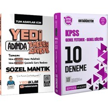 Yediiklim Yayınları Yedi Adımda Temelden Zirveye Sözel Mantık - 2026 Kpss Ortaöğretim Çözümlü 10 Deneme
