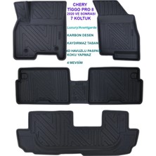 Carlone Chery Tiggo 8 Pro 7 Koltuk Luxury/avantgarde 2020 ve Sonrası 4d Premium Havuzlu Paspas