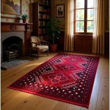 Filizon Mess Afkan Tarzı Akrilik Dokuma Halı 8110 Kırmızı