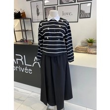 Wennora Gömlek Yaka Çizgili Takım