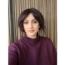 Aura Peruk Kızıl Kahve Tonunda Kısa Sevenler Için Özel Tasarım Modelimiz