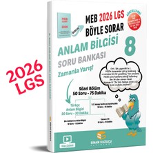 Sinan Kuzucu Yayınları Sinan Kuzucu 2026 Lgs 8. Sınıf Anlam Bilgisi Soru Bankası