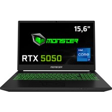 Monster Abra A5 V22.1.14 Intel Core i7 13620H 24 GB RAM 1 TB SSD 8 GB RTX 5050 FreeDOS 15,6" FHD 144 Hz Oyun Bilgisayarı