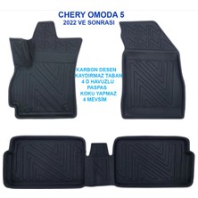 Carlone Chery Omoda 5 2022 ve Sonrası 4d Premium Havuzlu Paspas-Kaydırmaz Taban