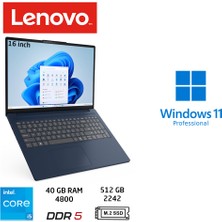 Lenovo ıdeapad Slim 3 Intel Core I5-13420H 40GB 512GB SSD 16" Wuxga IPS W11 Pro 83K2001RTR
