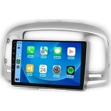 OEM Aln Hyundai Accent Era Gri 2006-2012 6gb Ram 64GB Hafıza 8 Çekirdek Carplay Android Multimedya