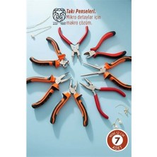Calperia 7'li Profesyonel Takı Tasarım & Hobi Pense Seti (Hassas Işçilik Kiti)