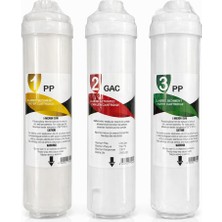 Gempa Kapalı Kasa Inline 3'lü Ön Filtre Seti