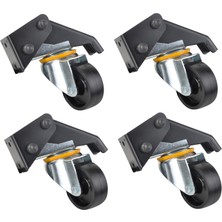 Exforce Sigma Yarış Kokpiti Uyumlu / 4 Adet Ağır Hizmet Geri Çekilebilir Tekerlek Sistemi