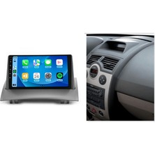 OEM Aln Renault Megane 2 2002-2009 6gb Ram 128GB Hafıza 8 Çekirdek Carplay Android Multimedya