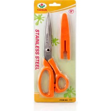 Albertos Taksun 777 Profesyonel Terzi Makası 9 Inç Paslanmaz Çelik Kumaş Kesim Makası Koruma Kılıflı