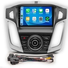 OEM Aln Ford Focus 3-4 Gri 2012-2018 4gb Ram 64GB Hafıza 8 Çekirdek Carplay Android Multimedya