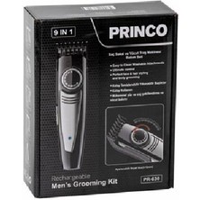 Princo Saç Sakal Traş Makinesi 9 Parça Şarjlı PR-630 6309