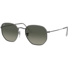 Ray-Ban RB 3548 N 004 71 51  Güneş Gözlüğü Metal Çerçeve Gri Degrade Cam ile Şık Tasarım